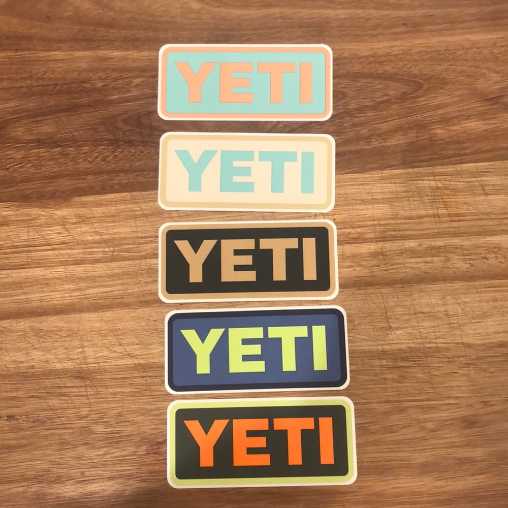 Yeti stickers